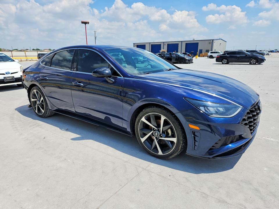 2022 Hyundai Sonata VIN 5NPEJ4J26NH148707 COPART salvage auction — REAR END, Tx - Salvage Vehicle Title, sold $7,800 on 2026-07-10 (photo 4)