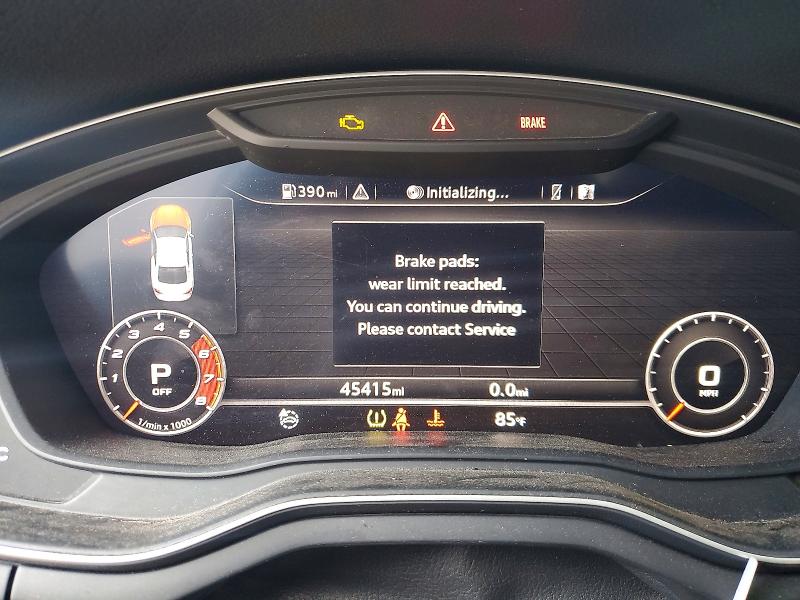 2018 Audi VIN WAUR4AF57JA006312 COPART salvage auction — FRONT END, Mn - Cert Of Title-Salvage, sold $3,700 on 2026-07-28 (photo 9)