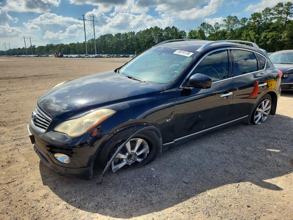 2014 Infiniti Qx50 VIN JN1BJ0HP7EM210573 COPART salvage auction — UNDERCARRIAGE, LA - CERT OF TITLE-SALVAGE, sold $450 on 2026-07-10 (photo 1)