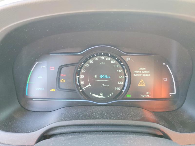 2018 Hyundai Ioniq VIN KMHC75LC4JU062650 COPART salvage auction — REAR END, Ca - Dis/Dlr/Exp Only Clean Title, sold $1,450 on 2026-07-26 (photo 9)
