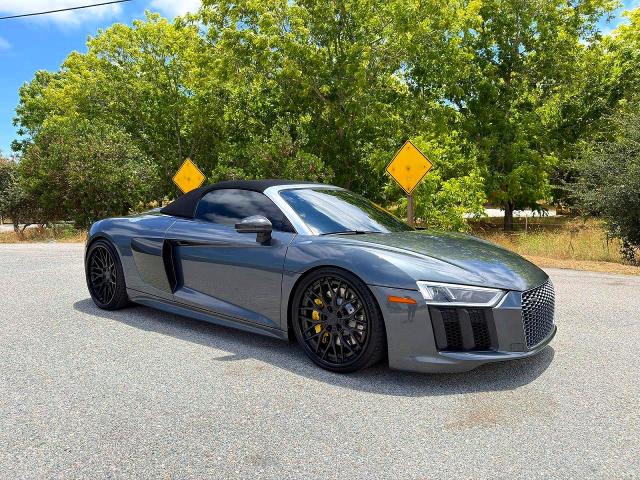 2017 Audi R8 VIN WUAVACFX5H7903940 COPART salvage auction — MINOR DENT/SCRATCHES, CA - CERT OF TITLE-SALVAGED (P), sold $50,500 on 2026-07-30 (photo 1)