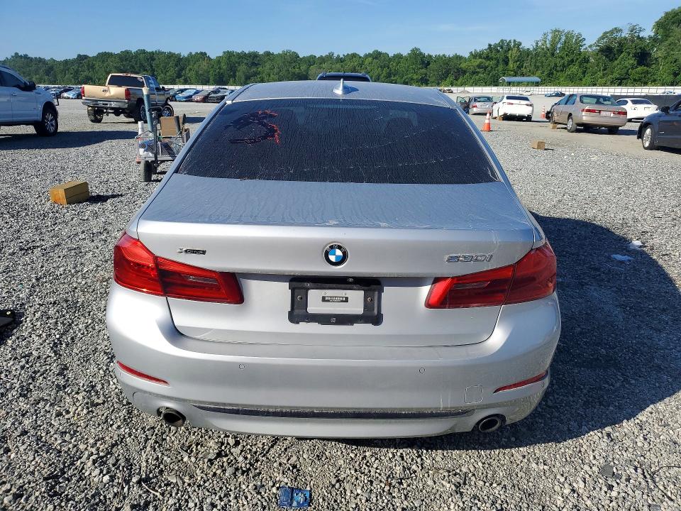 2019 BMW 5er VIN WBAJA7C56KG909921 COPART salvage auction — MINOR DENT/SCRATCHES, Sc - Certificate Of Title, sold $6,700 on 2026-07-14 (photo 6)