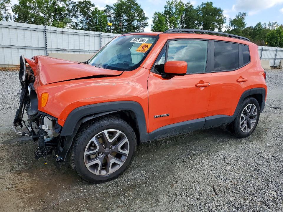2015 Jeep Renegade VIN ZACCJABT7FPB31470 COPART salvage auction — FRONT END, Sc - Cert Of Title-Salvage, sold $200 on 2026-07-27 (photo 1)