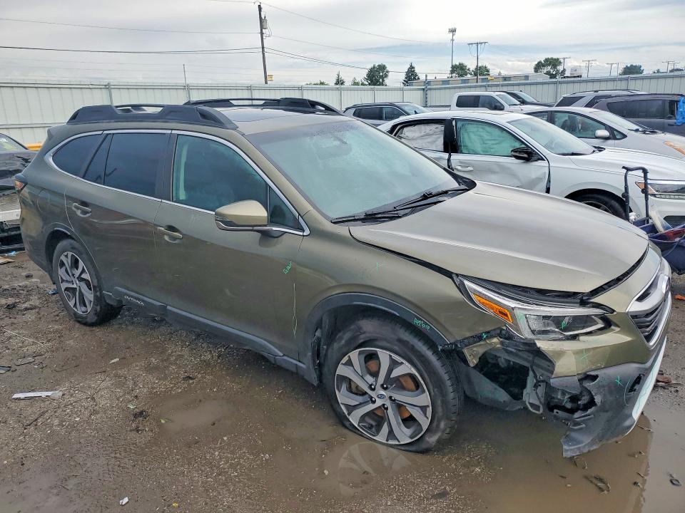 2021 Subaru Outback VIN 4S4BTANC3M3131691 COPART salvage auction — FRONT END, In - Cert Of Title-Salvage Title, sold $7,300 on 2026-07-27 (photo 4)