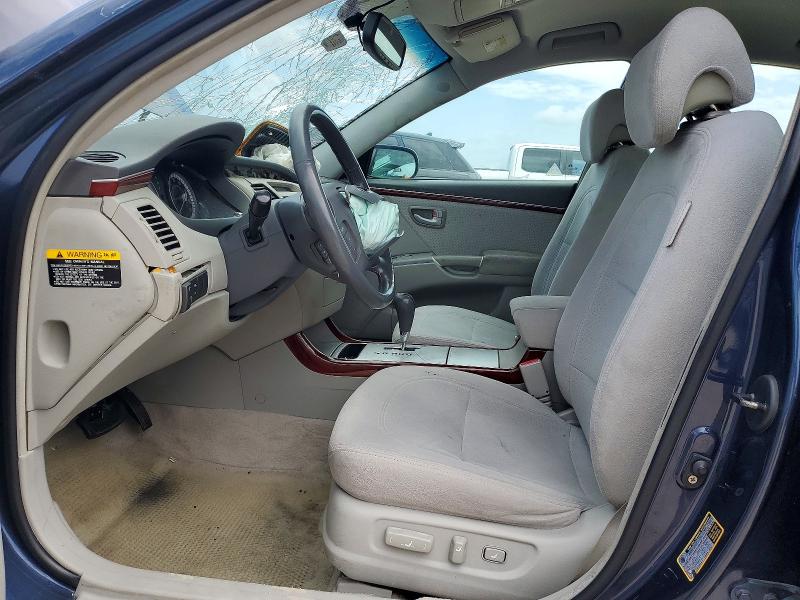 2007 Hyundai Azera VIN KMHFC46F37A143321 COPART salvage auction — FRONT END, Tx - Salvage Vehicle Title, sold $150 on 2026-07-14 (photo 7)