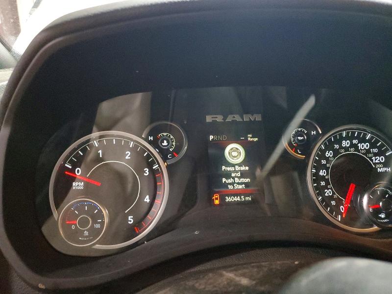 2024 Ram 2500 VIN 3C6UR5DL3RG303637 COPART salvage auction — FRONT END, OH - CERTIFICATE OF TITLE, sold $21,500 on 2026-07-20 (photo 9)