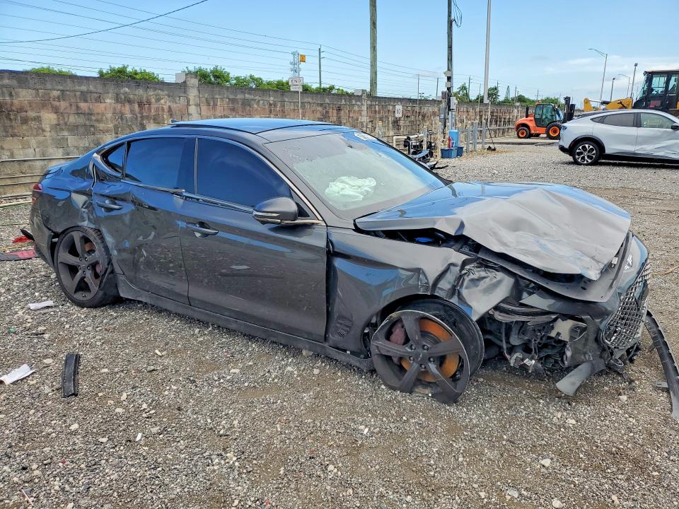 2026 Genesis G70 VIN KMTG44SE4TU172890 COPART salvage auction — FRONT END, Fl - Certificate Of Title, sold $5,600 on 2026-07-07 (photo 4)