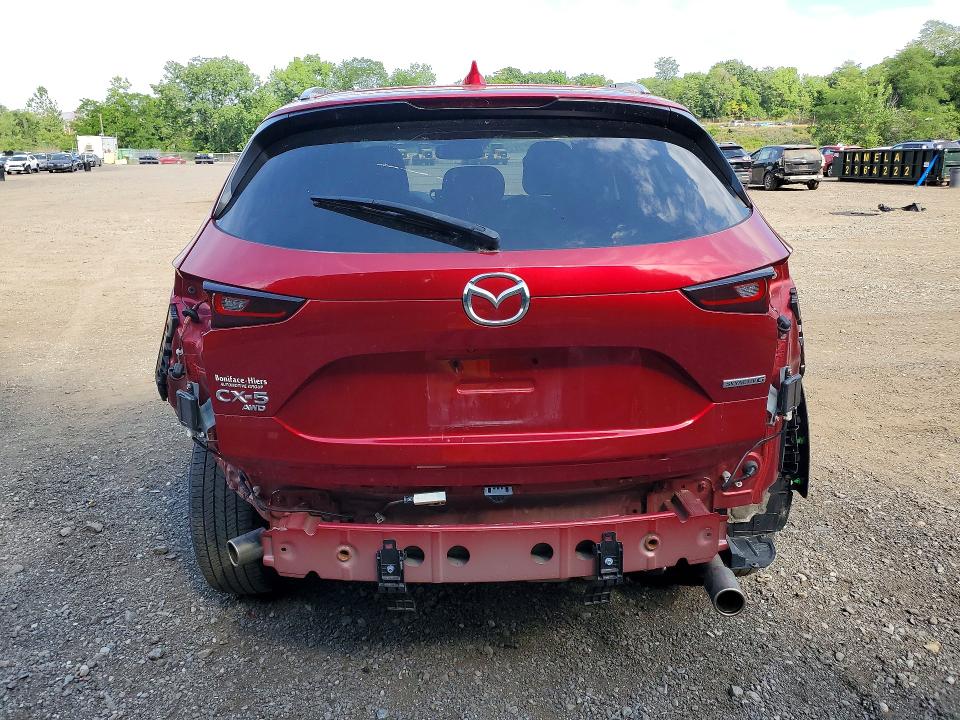 2022 Mazda Cx-5 VIN JM3KFBCM6N0556880 COPART salvage auction — REAR END, Ny - Mv-907A Salvage Certificate, sold $9,900 on 2026-07-09 (photo 6)