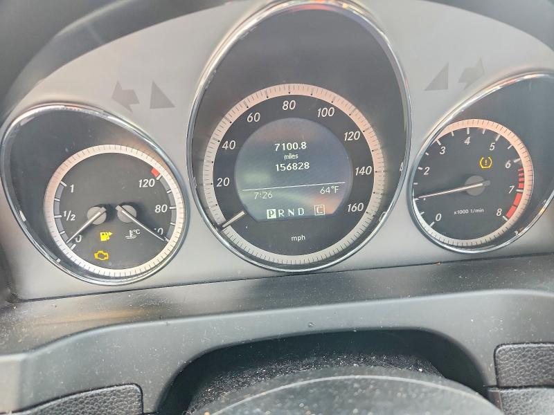 2010 Mercedes-benz C class VIN WDDGF5EB6AR123390 COPART salvage auction — FRONT END, IN - CERTIFICATE OF TITLE, sold $250 on 2026-07-09 (photo 9)
