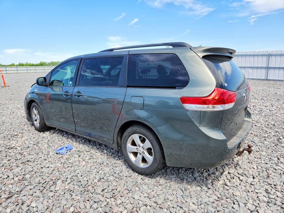 2011 Toyota Sienna VIN 5TDKK3DC2BS013888 COPART salvage auction — FRONT END, Al - Cert Of Title-Salvage Title, sold $1,700 on 2026-08-02 (photo 2)