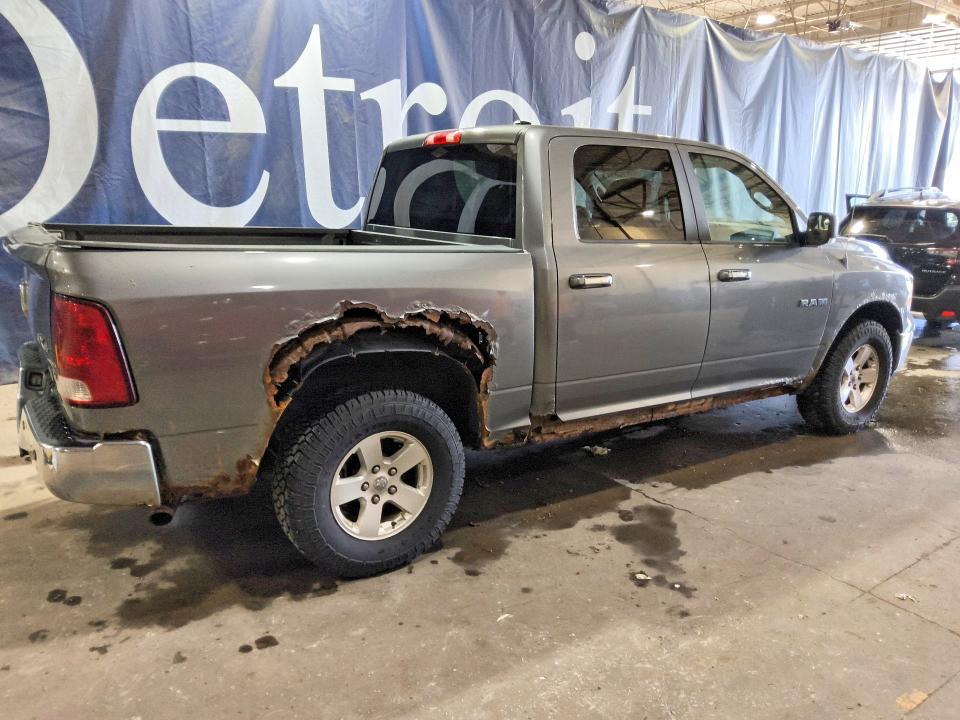 2010 Dodge Ram VIN 1D7RV1CP5AS143738 COPART salvage auction — FRAME DAMAGE, Mi - Cert Of Title-Salvage Vehicle, sold $300 on 2026-07-09 (photo 3)