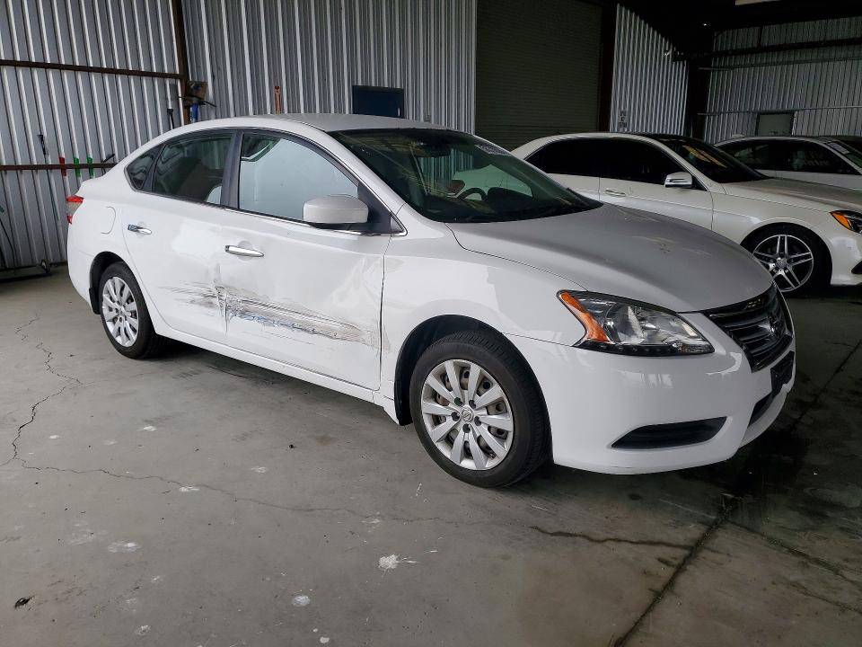 2015 Nissan Sentra VIN 3N1AB7AP6FY350513 COPART salvage auction — SIDE, Ca - Salvage Certificate, sold $2,000 on 2026-07-02 (photo 4)
