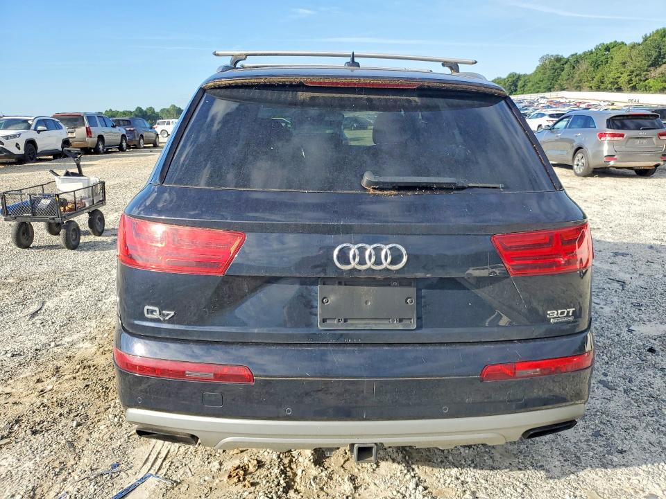 2017 Audi Q7 VIN WA1LAAF79HD016930 COPART salvage auction — FRONT END, Ga - Certificate Of Title, sold $4,250 on 2026-07-17 (photo 6)
