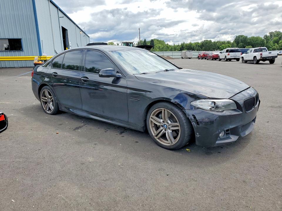 2015 BMW 5er VIN WBA5B1C57FD920638 COPART salvage auction — FRONT END, Or - Salvage Title Certificate, sold $4,500 on 2026-08-05 (photo 4)