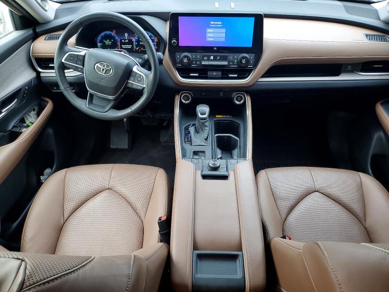 2024 Toyota Highlander VIN 5TDAAAB59RS018202 COPART salvage auction — FRONT END, Id - Salvage Certificate Of Title, sold $32,500 on 2026-07-07 (photo 8)