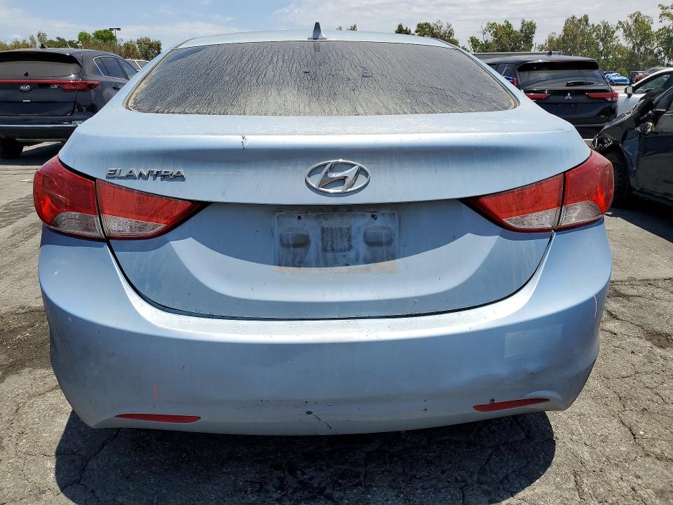 2013 Hyundai VIN KMHDH4AE1DU726648 COPART salvage auction — FRONT END, CA - SALVAGE CERTIFICATE, sold $900 on 2026-07-02 (photo 6)