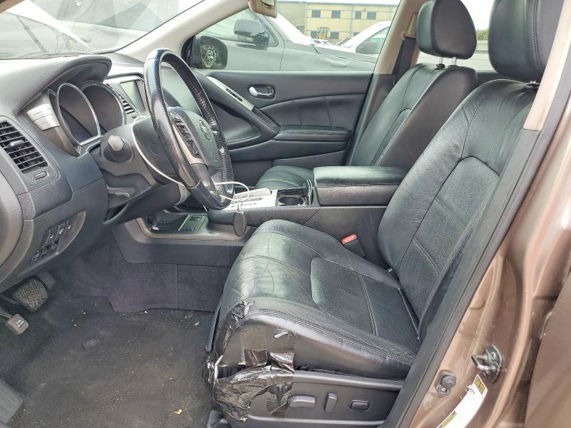 2014 Nissan Murano VIN JN8AZ1MU2EW402382 COPART salvage auction — FRONT END, Tx - Salvage Vehicle Title, sold $425 on 2026-07-06 (photo 7)
