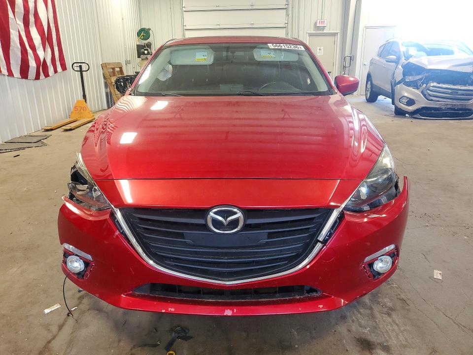 2014 Mazda 3 VIN JM1BM1W77E1188735 COPART salvage auction — FRONT END, Mn - Cert Of Title-Prior Salvage, sold $1,250 on 2026-07-07 (photo 5)