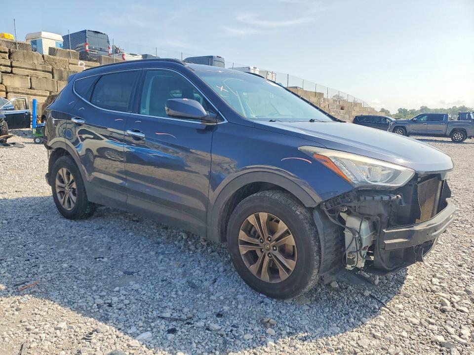 2014 Hyundai Santa fe VIN 5XYZUDLB5EG227850 COPART salvage auction — REAR END, OH - CERT OF TITLE-SALVAGE (P), sold $1,550 on 2026-07-24 (photo 4)
