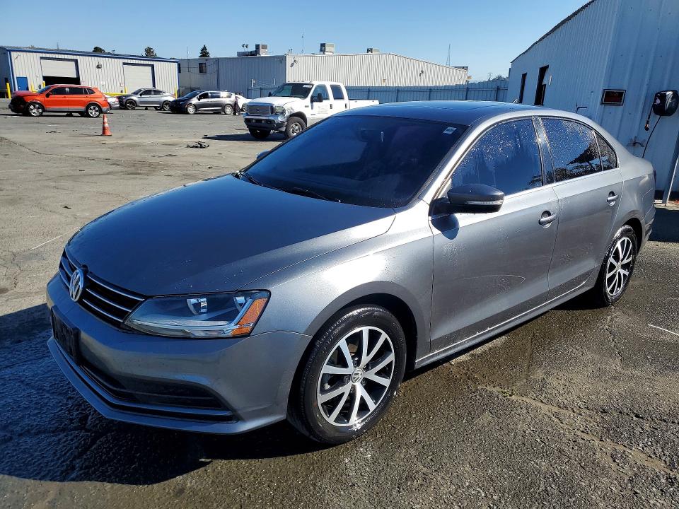 2017 Volkswagen Jetta VIN 3VWDB7AJ9HM299473 COPART salvage auction — MINOR DENT/SCRATCHES, CA - CERTIFICATE OF TITLE, sold $4,150 on 2026-08-11 (photo 1)