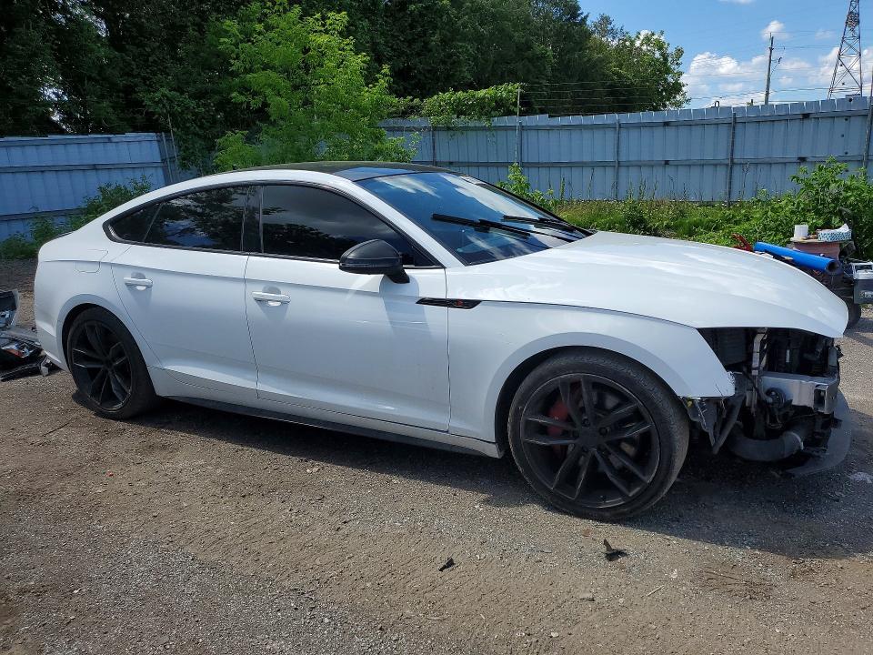 2018 Audi S5 VIN WAUC4CF59JA074841 COPART salvage auction — FRONT END, ON - PERMIT NO BRAND - UNFIT, sold $5,700 on 2026-07-21 (photo 4)