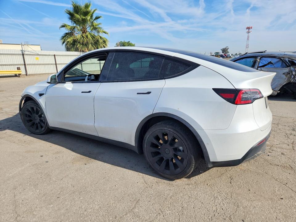 2021 Tesla Model y VIN 5YJYGAEEXMF217863 COPART salvage auction — FRONT END, Ca - Salvage Certificate, sold $7,300 on 2026-07-10 (photo 2)