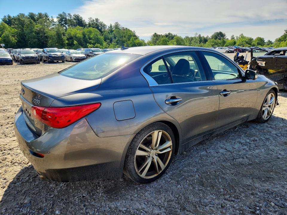 2015 Infiniti VIN JN1BV7AP4FM340528 COPART salvage auction — FRONT END, Ma - Cert Of Title-Reconstrctd Coll, sold $2,900 on 2026-07-16 (photo 3)