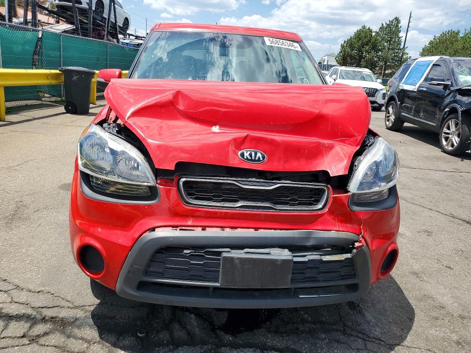 2013 Kia Soul VIN KNDJT2A69D7504263 COPART salvage auction — FRONT END, Co - Public - Salvage Title, sold $425 on 2026-07-07 (photo 5)