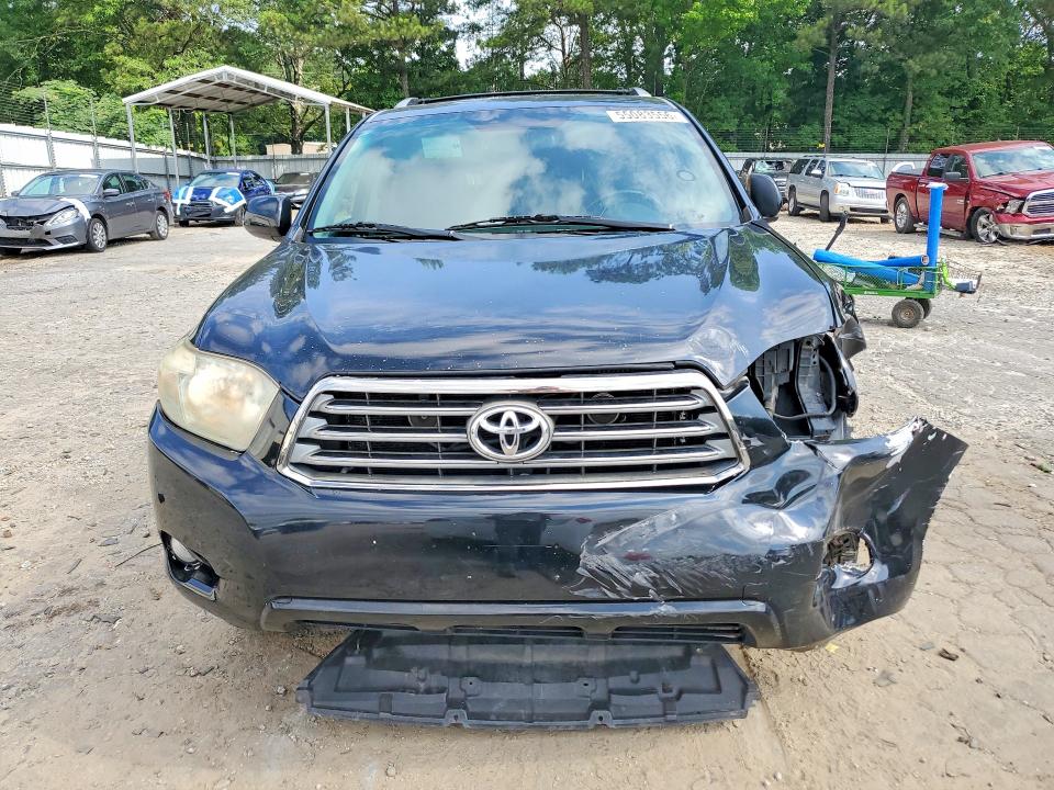 2008 Toyota Highlander VIN JTEES43A982109595 COPART salvage auction — FRONT END, Ga - Cert Of Title-Salvage, sold $2,250 on 2026-07-07 (photo 5)