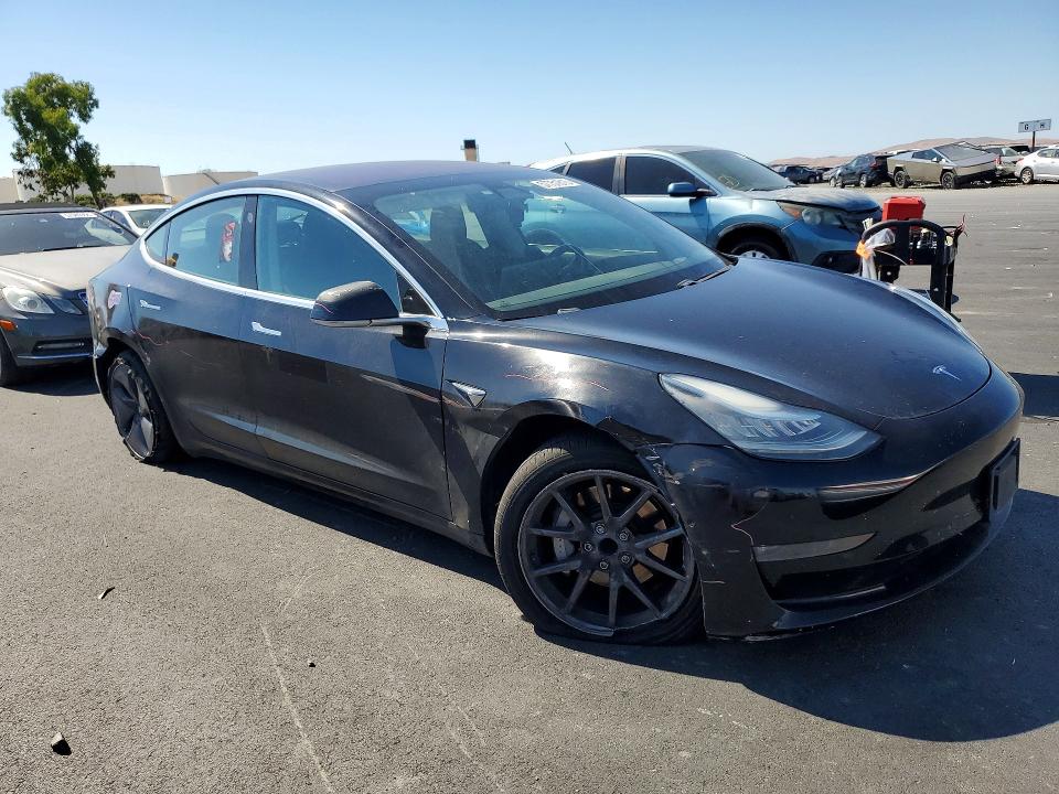 2018 Tesla Model 3 VIN 5YJ3E1EA4JF165705 COPART salvage auction — FRONT END, Ca - Salvage Certificate, sold $2,900 on 2026-07-27 (photo 4)