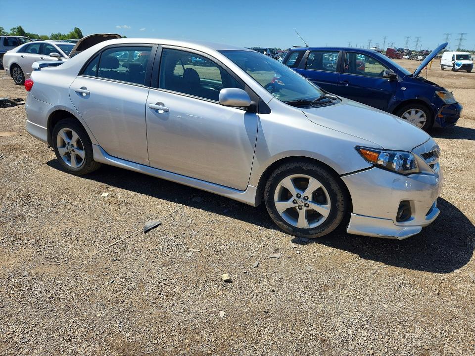 2013 Toyota Corolla VIN 5YFBU4EE3DP086926 COPART salvage auction — FRONT END, Il - Salvage Certificate, sold $2,950 on 2026-07-16 (photo 4)