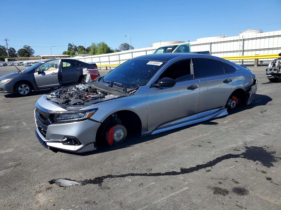 2022 Honda Accord VIN 1HGCV1F39NA033815 — COPART salvage auction photo