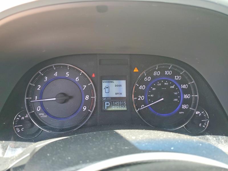 2014 Infiniti Qx70 VIN JN8CS1MU4EM450247 COPART salvage auction — FRONT END, Tx - Salvage Vehicle Title, sold $2,150 on 2026-07-22 (photo 9)