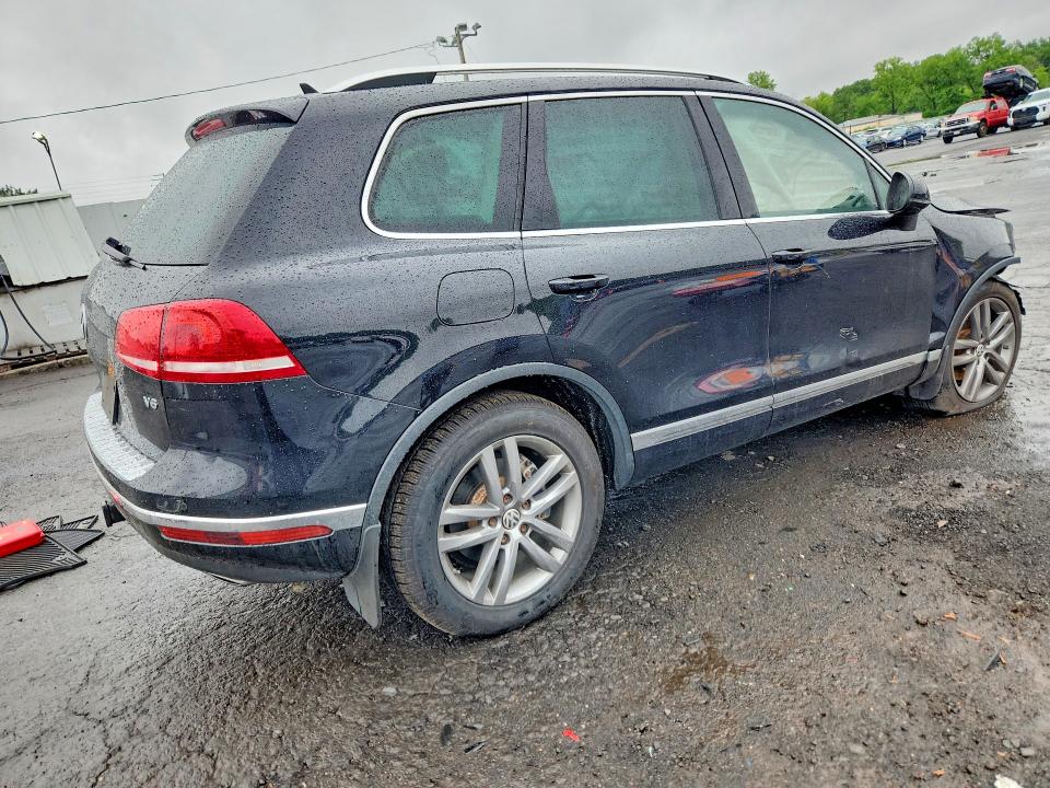 2015 Volkswagen Touareg VIN WVGEF9BP6FD001461 COPART salvage auction — FRONT END, Ct - Cert Of Title-Salvage, sold $750 on 2026-07-17 (photo 3)