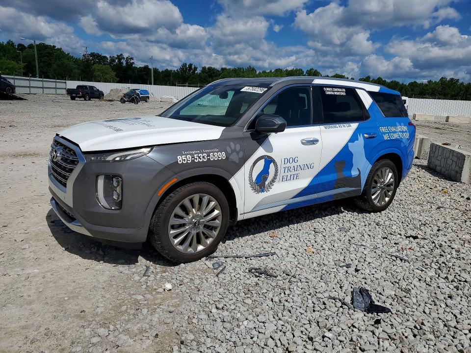 2020 Hyundai VIN KM8R5DHE7LU071737 COPART salvage auction — REAR END, Ky - Certificate Of Title, sold $3,000 on 2026-07-07 (photo 1)