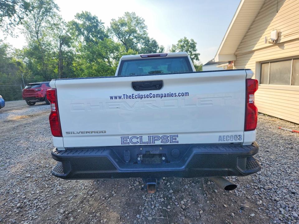 2023 Chevrolet Silverado VIN 1GC4YLE70PF192402 COPART salvage auction — HAIL, Oh - Cert Of Title-Salvage, sold $10,200 on 2026-07-29 (photo 6)