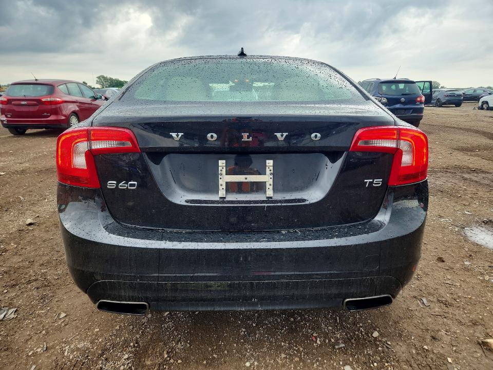 2015 Volvo S60 VIN YV140MFB4F1306357 COPART salvage auction — FRONT END, Wv - Salvage Certificate, sold $2,300 on 2026-08-13 (photo 6)