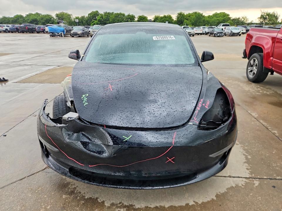 2023 Tesla Model 3 VIN 5YJ3E1EA2PF496419 COPART salvage auction — FRONT END, Tx - Salvage Vehicle Title, sold $8,200 on 2026-07-16 (photo 5)
