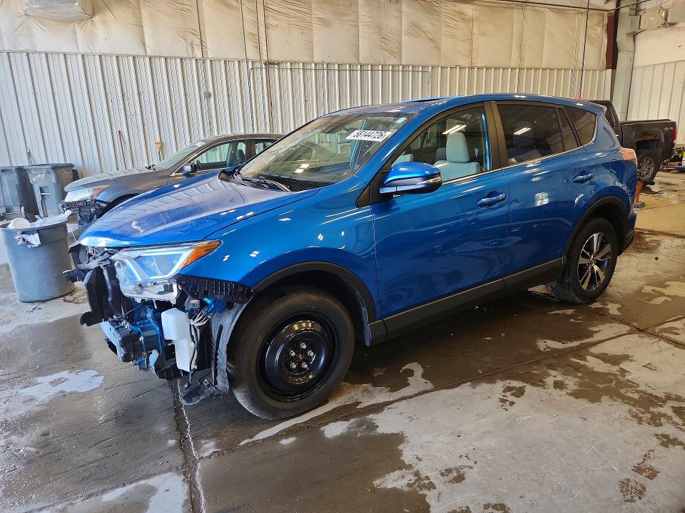 2018 Toyota VIN JTMRFREV4JJ254336 COPART salvage auction — FRONT END, Wi - Certificate Of Title, sold $7,300 on 2026-07-06 (photo 1)