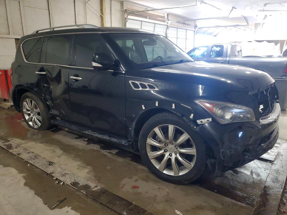 2012 Infiniti Qx56 VIN JN8AZ2ND7C9716237 COPART salvage auction — SIDE, Ga - Cert Of Title-Salvage, sold $250 on 2026-07-21 (photo 4)