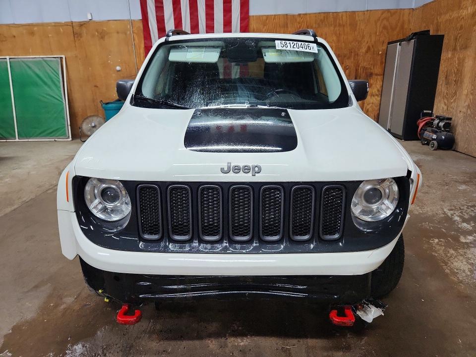 2017 Jeep Renegade VIN ZACCJBCBXHPF75392 COPART salvage auction — FRONT END, Mi - Certificate Of Title, sold $2,350 on 2026-08-05 (photo 5)