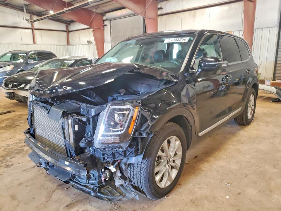 2021 Kia Telluride VIN 5XYP2DHC3MG167709 COPART salvage auction — FRONT END, Mi - Scrap Certificate Of Title, sold $3,300 on 2026-07-10 (photo 1)