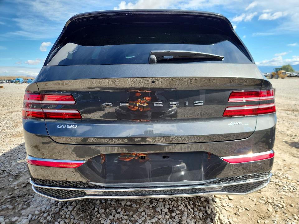 2026 Genesis Gv80 VIN KMUHFESB2TU344761 COPART salvage auction — FRONT END, UT - CERTIFICATE OF TITLE, sold $21,000 on 2026-07-08 (photo 6)