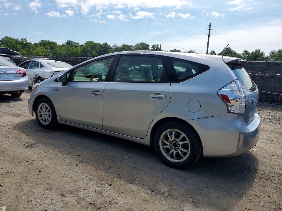 2013 Toyota Prius v VIN JTDZN3EU3D3211994 COPART salvage auction — SIDE, Salvage Title, sold $1,850 on 2026-07-09 (photo 2)
