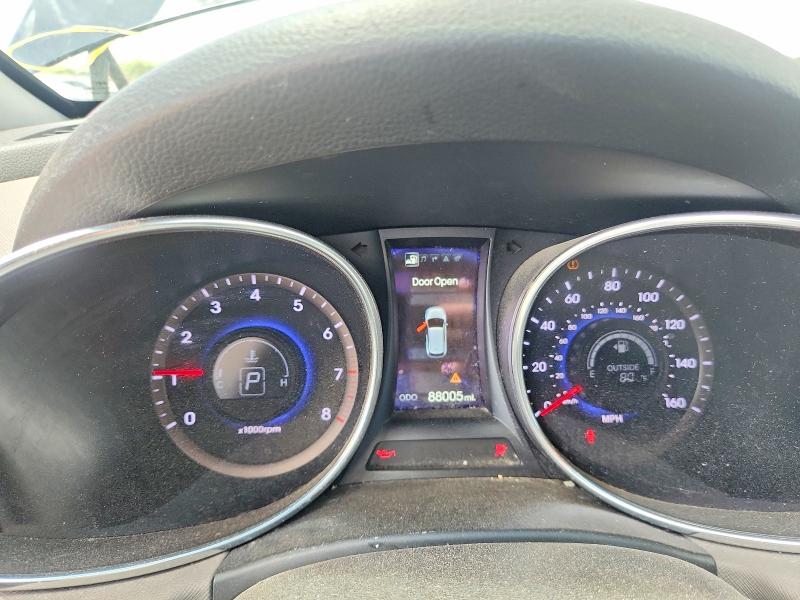 2014 Hyundai Santa fe VIN 5XYZU3LB3EG136103 COPART salvage auction — FRONT END, Il - Salvage Certificate, sold $1,600 on 2026-07-28 (photo 9)