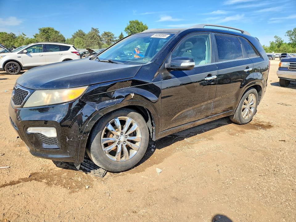 2011 Kia Sorento VIN 5XYKW4A23BG111864 COPART salvage auction — FRONT END, Il - Salvage Certificate, sold $1,200 on 2026-07-14 (photo 1)