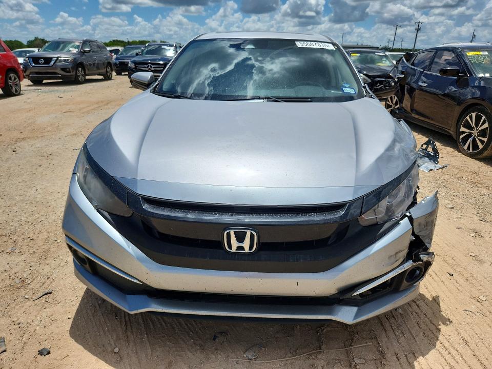 2019 Honda Civic VIN 19XFC1F38KE212325 COPART salvage auction — FRONT END, Tx - Salvage Title-Flood Damage, sold $3,000 on 2026-07-02 (photo 5)