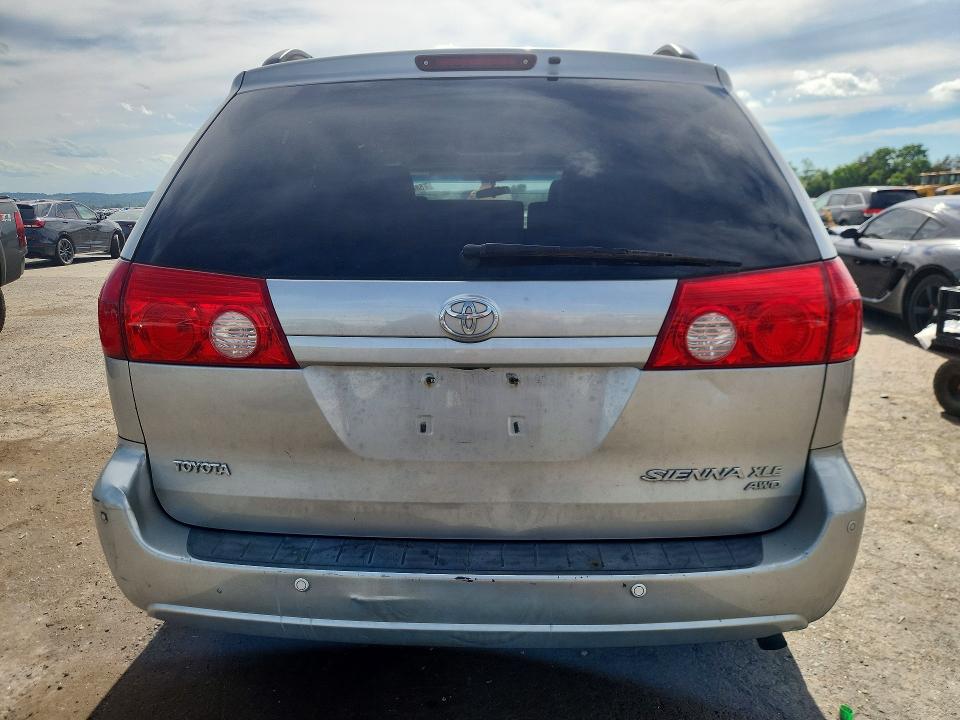 2009 Toyota Sienna VIN 5TDBK22C29S026907 COPART salvage auction — FRONT END, Pa - Certificate Of Salvage, sold $1,750 on 2026-07-07 (photo 6)