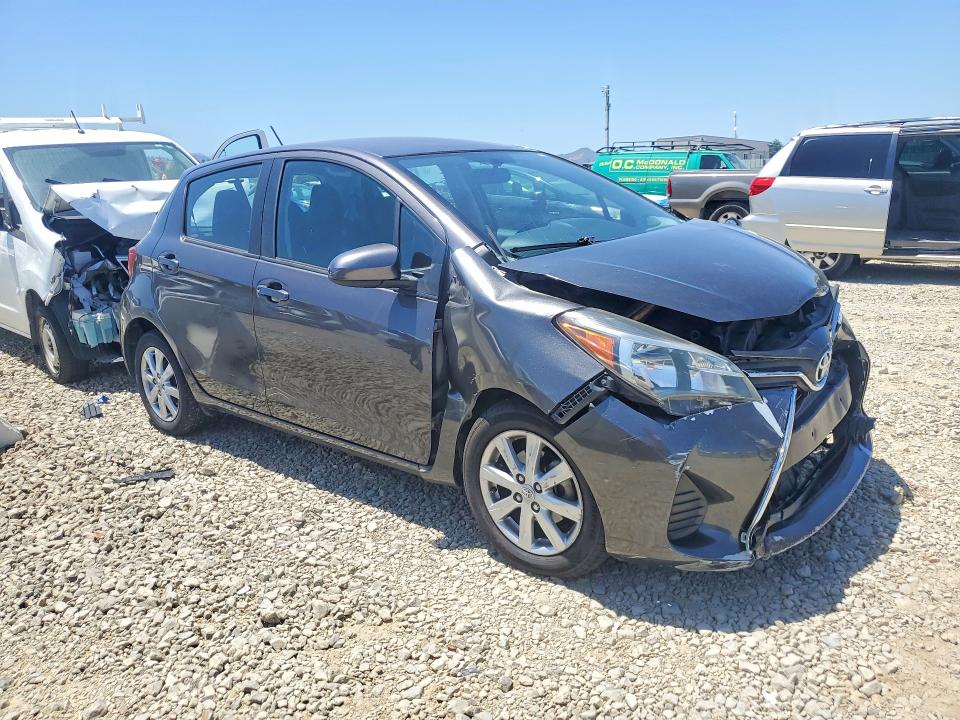 2015 Toyota Yaris VIN VNKKTUD34FA015803 COPART salvage auction — FRONT END, Ca - Salvage Certificate, sold $1,600 on 2026-07-14 (photo 4)