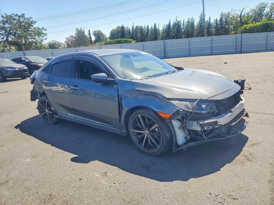 2021 Honda Civic VIN SHHFK7H48MU423516 COPART salvage auction — FRONT END, Ca - Salvage Certificate, sold $60 on 2026-07-30 (photo 4)